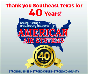Thank you Southeast Texas for 40 Years! American Air Systems. Cooling, Heating & Home Standby Generators. Strong Business. Strong Values. Strong Community.