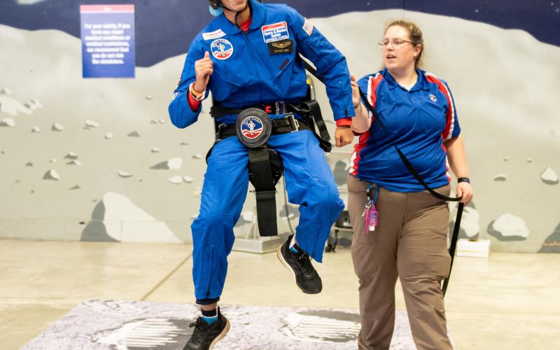 Space Camp students like Prathmesh 'walked' on the moon.