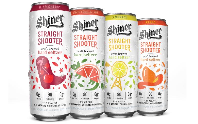 Shiner Straight Shooter hard seltzer available in stores on Aug. 31.