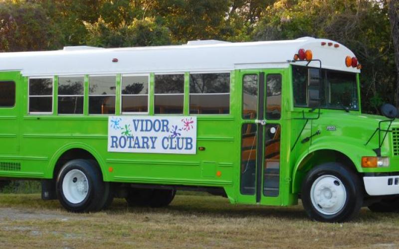 Vidor Rotary Club will host a grab and go chili dinner fundraiser on Election Day, November 3. It supports the green bus Read and Feed program.