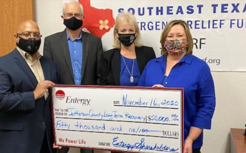 Entergy donates to local nonprofits.