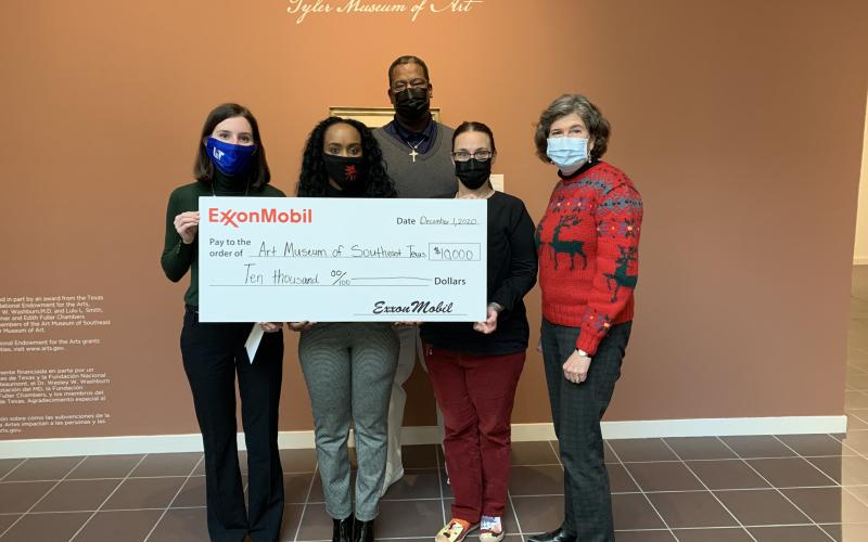 The Art Museum of Southeast Texas receives $10,000 for its “Art After School” program and museum memberships for Beaumont public school students.