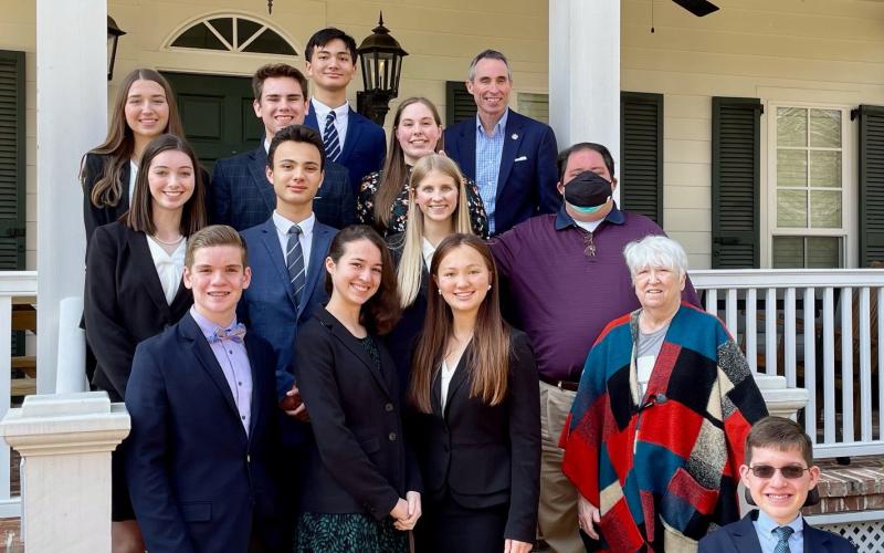 Veritas students scored second place in the state mock trial competition.