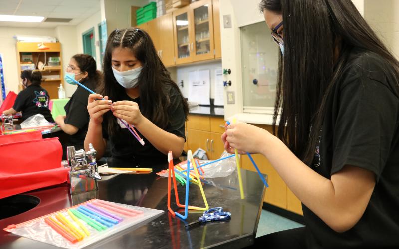 The event is meant to encourage female students to pursue STEM careers.