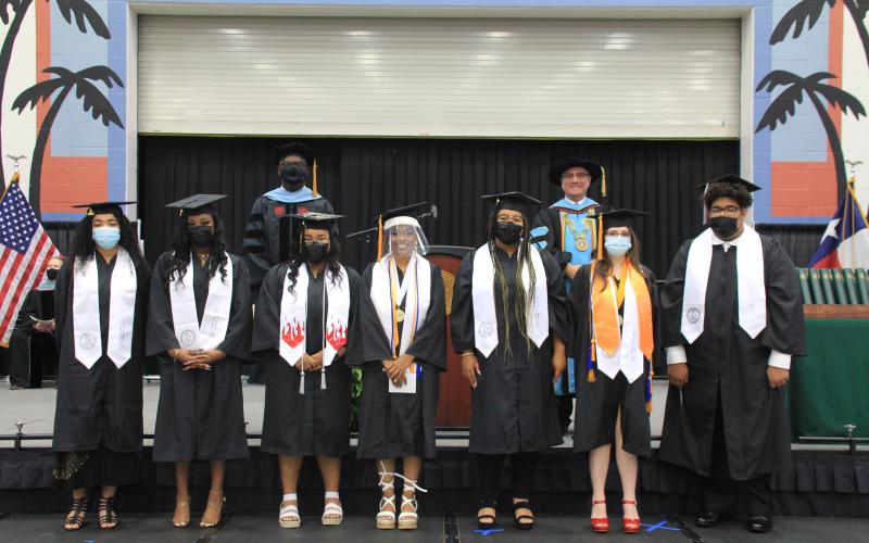 LSCO’s first early college high school cohort graduates with Associate’s degrees.