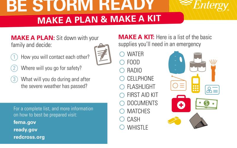 Entergy Texas encourages residents, businesses to be Storm Ready
