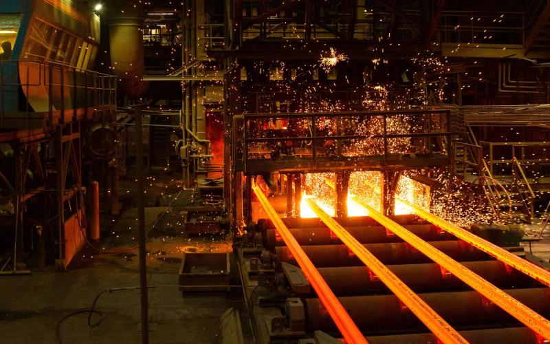 Governor celebrates Optimus Steel expansion in Orange County. (Optimus Steel photo)