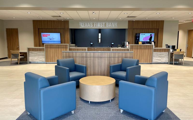 Texas First Bank Beaumont lobby