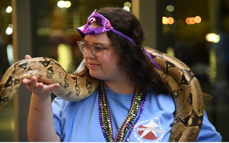 Youth meetings, sports events big business for Beaumont CVB (photo of student at Texas Crime Stoppers Campus Conference held in Beaumont from Feb. 7-9)