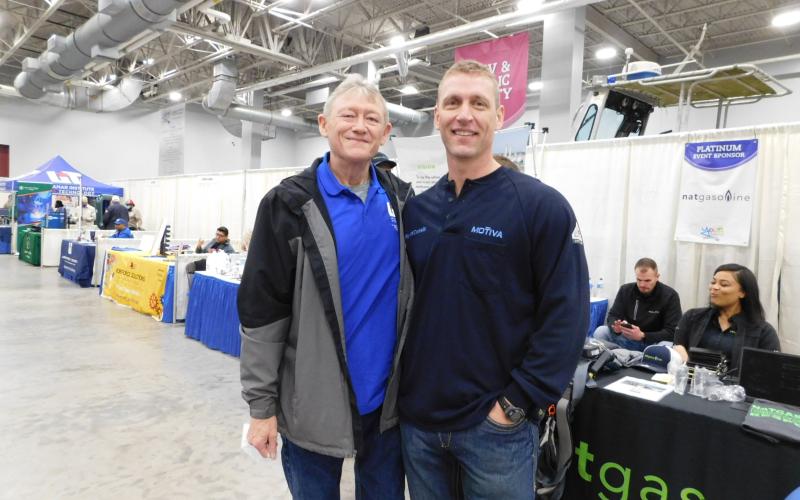 Edgar Neely of LIT with former student Richard Corbello