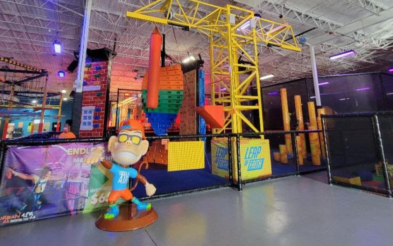 More than 200 Charlton-Pollard students got to go to a party at Urban Air for meeting reading goals.