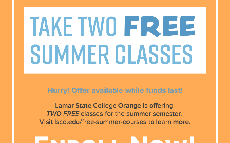 LSCO offers two free classes during Summer 2022