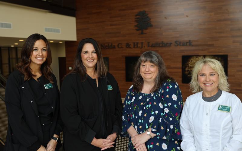 Jessica Montgomery, Sherri Foreman, Tammy Davis and Associate Dean of Nursing Mandee Tucker