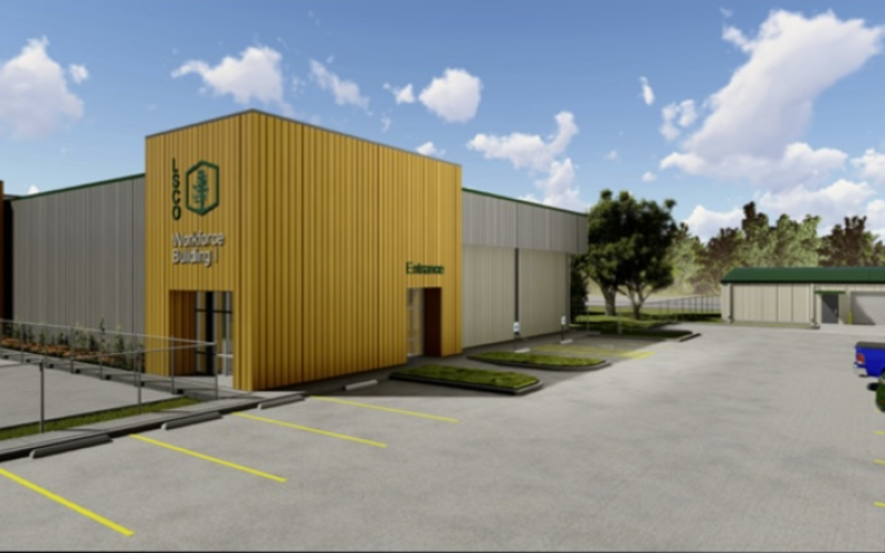 LSCO Workforce Building under construction