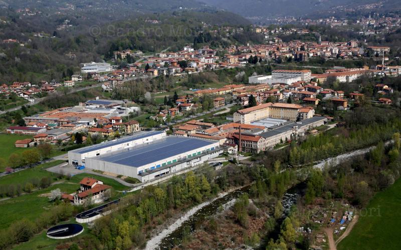Aerial view of Tollegno 1900 plant