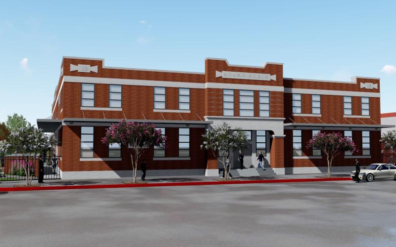 Conceptual renovation rendering