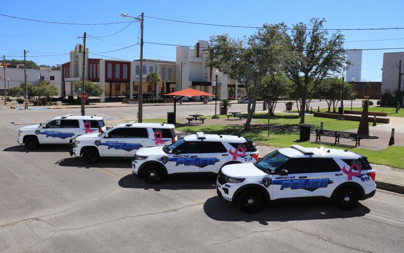 Several Port Arthur police patrol vehicles are sporting a new accessory.