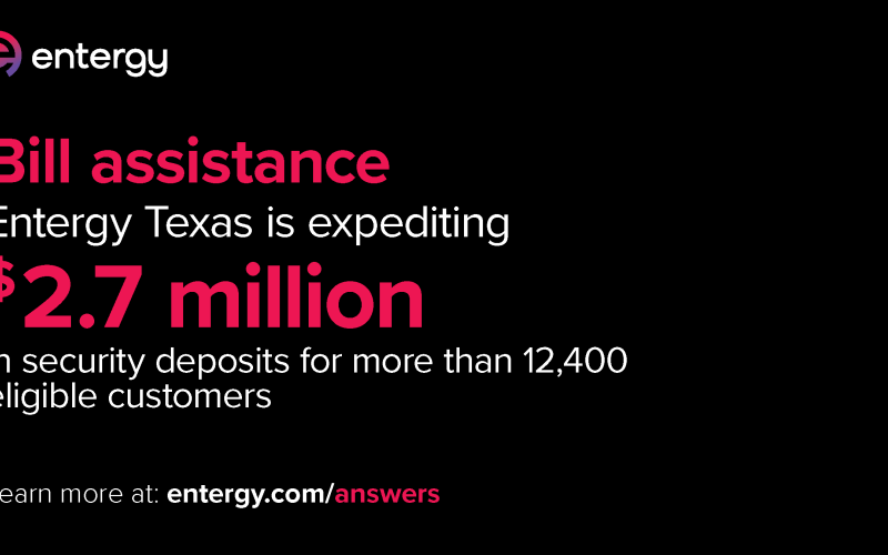 Entergy expedites deposit returns to more than 12,000 customers.