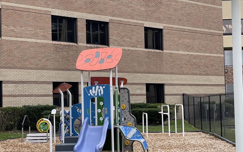 Adaptive therapy playground at CHRISTUS St. Elizabeth