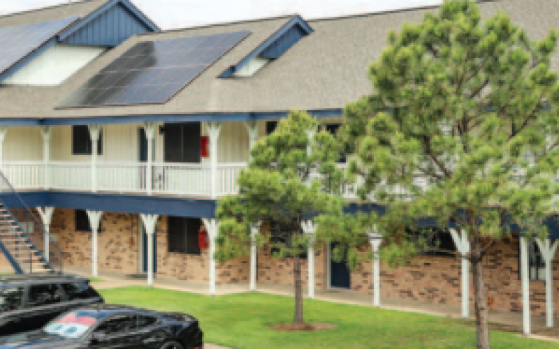 Solar powering Port Arthur apartment complex