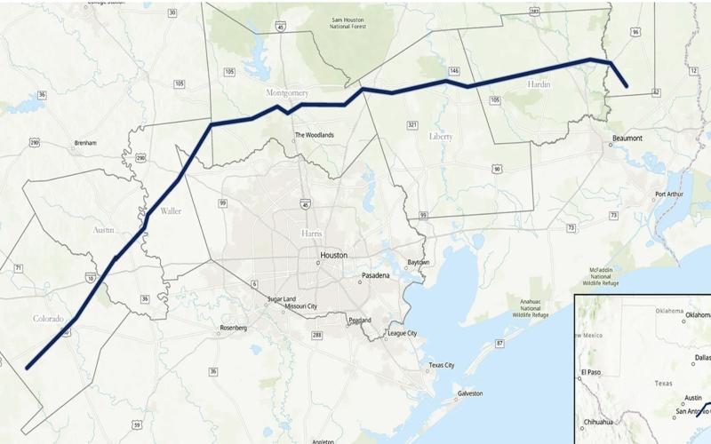 Map of pipeline