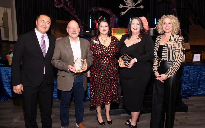 Pictured Left to Right: Senior Operations Engineer Bekbolot Usubaliev, Vice President of Operations John Lycan, BCM Executive Director Amanda Yarbrough, Site Manager Elizabeth Monroe and Manager, Community and Government Affairs Shelly Vitanza