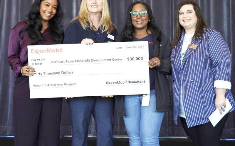 ExxonMobil contributed $150,000 to the United Way of Beaumont. North Jefferson County