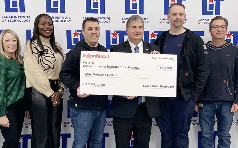 ExxonMobil donation to LIT  | Photo by Dannie Oliveaux