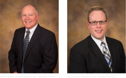 Keith A. Brenek is retiring from EFFCU as President and CEO. Kevin M. Conn has been chosen as the new credit union leader.
