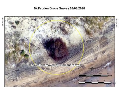 Aerial data products taken and interpreted by Dr. Reda Amer, assistant professor and director of Lamar Geospatial Center and director of GIS programs in LU’s Department of Earth & Space Sciences and principal investigator for this project.