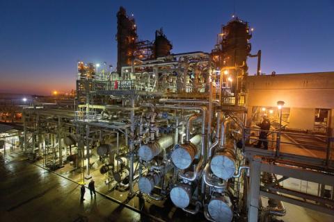 ExxonMobil reports no injuries from small debris fire at site.