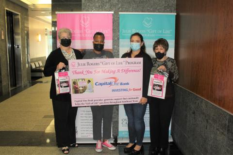 Capital One supports Gift of Life cancer screening efforts.