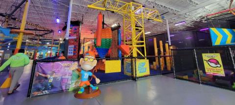 More than 200 Charlton-Pollard students got to go to a party at Urban Air for meeting reading goals.