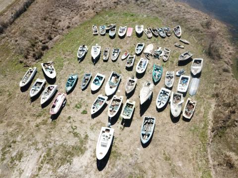 Vessels collected during Orange County VTIP (courtesy photo)