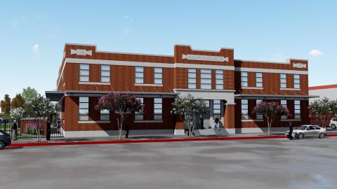 Conceptual renovation rendering