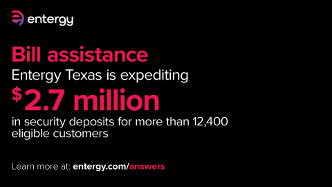 Entergy expedites deposit returns to more than 12,000 customers.