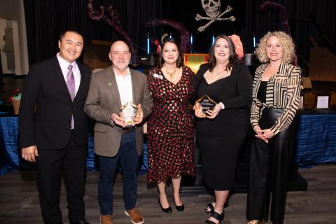 Pictured Left to Right: Senior Operations Engineer Bekbolot Usubaliev, Vice President of Operations John Lycan, BCM Executive Director Amanda Yarbrough, Site Manager Elizabeth Monroe and Manager, Community and Government Affairs Shelly Vitanza