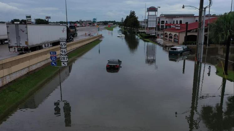 Examiner photo of Beaumont flooding