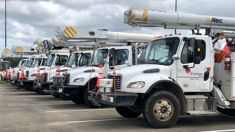 Entergy plans to restore power for Southeast Texas by end of week.