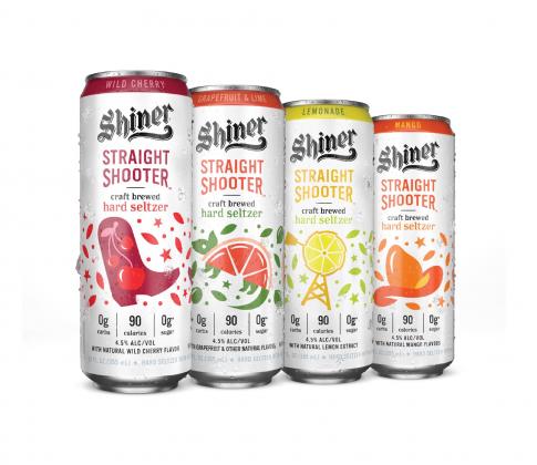 Shiner Straight Shooter hard seltzer available in stores on Aug. 31.