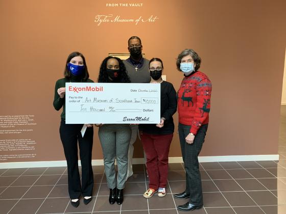 The Art Museum of Southeast Texas receives $10,000 for its “Art After School” program and museum memberships for Beaumont public school students.