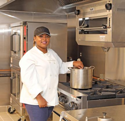 Ashley Taylor is director of the Lamar State College Port Arthur Culinary Arts and Hospitality program. (Photo by Gerry Dickert/LSCPA Public Information)