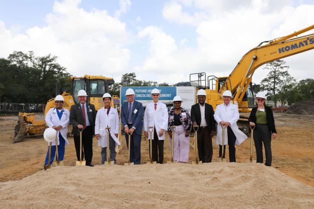 Medical and community leaders break ground on the new Texas Oncology cancer center on June 15.