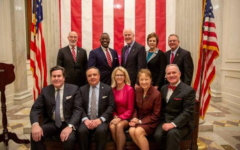 U.S. Senator John Cornyn with local college leaders