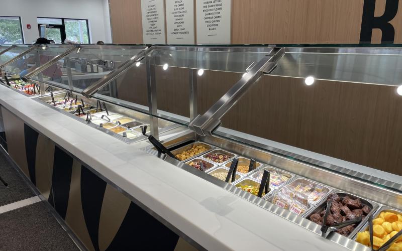 Remodel includes salad bar moving to front of restaurant.