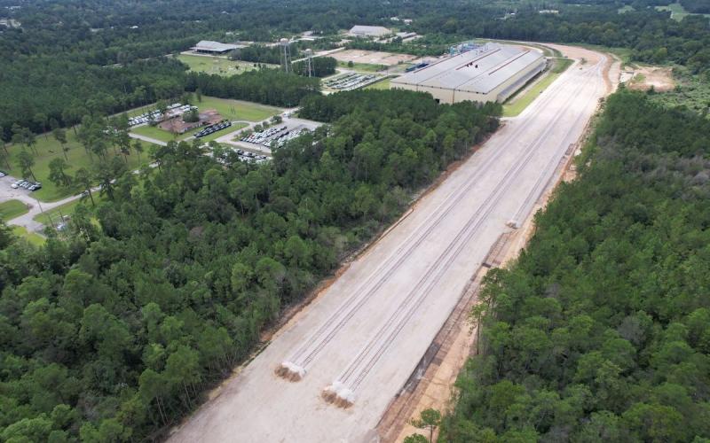 County Rail Line in Silsbee (Photo courtesy of CRL)