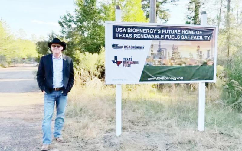USA BioEnergy CEO Nick Andrews says the project is a win-win for the company and Newton County. Photo courtesy of USA BioEnergy