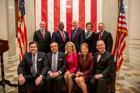 U.S. Senator John Cornyn with local college leaders