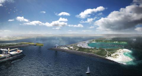 Rogers Partners' design for Galveston Bay Park earned top honors in Houston 2020 Visions, an international design competition launched in the wake of Hurricane Harvey to gather visionary plans for a resilient and prosperous Houston of tomorrow. (Image courtesy of Rogers Partners)