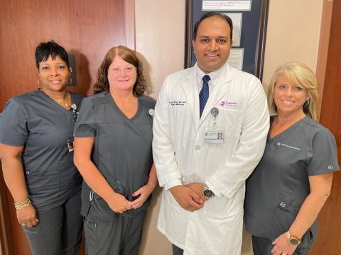 Dr. Pranav Bhatt and staff